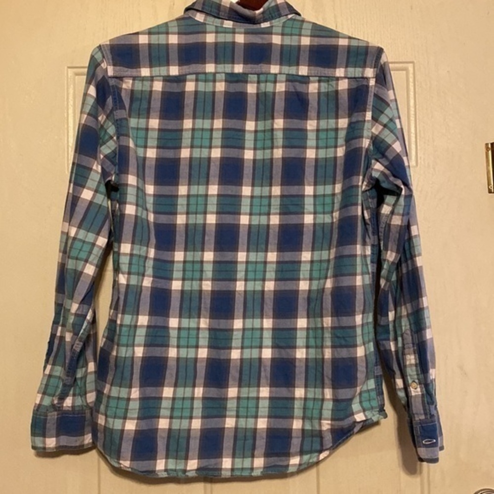American Eagle outfitters athletic‎ fit plaid button down shirt - Picture 6 of 8
